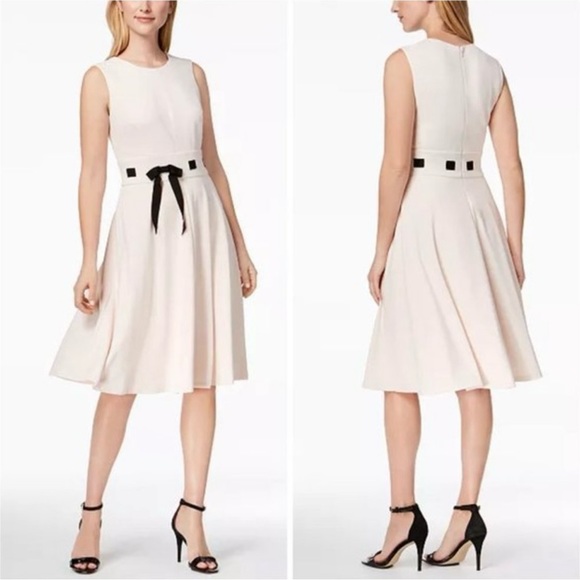 Flared Ribbon Dress SNT0005